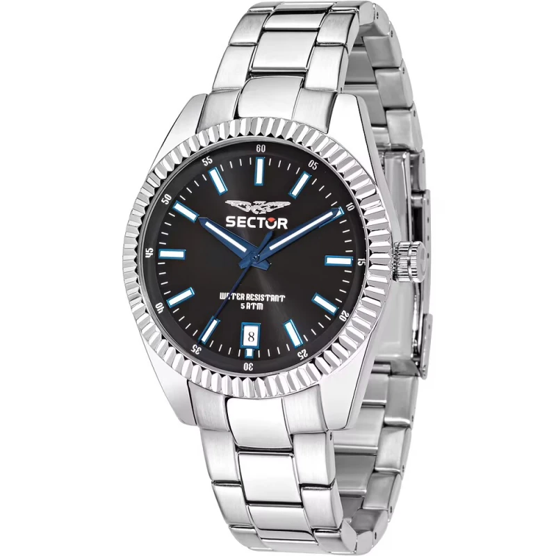 Montre Sector - 240 - Multifonction - Argent et Noir - R3253476001