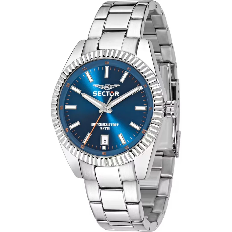 Montre Sector - 240 - Argent et Bleu - R3253476002