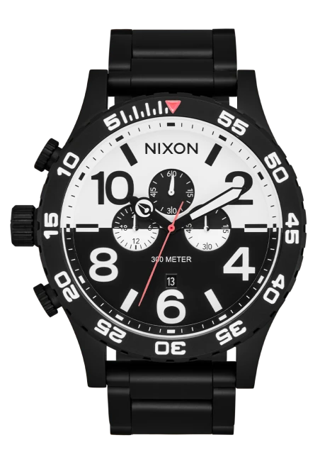 Montre Nixon - 51-30 Chrono - Noir / Blanc / Noir
