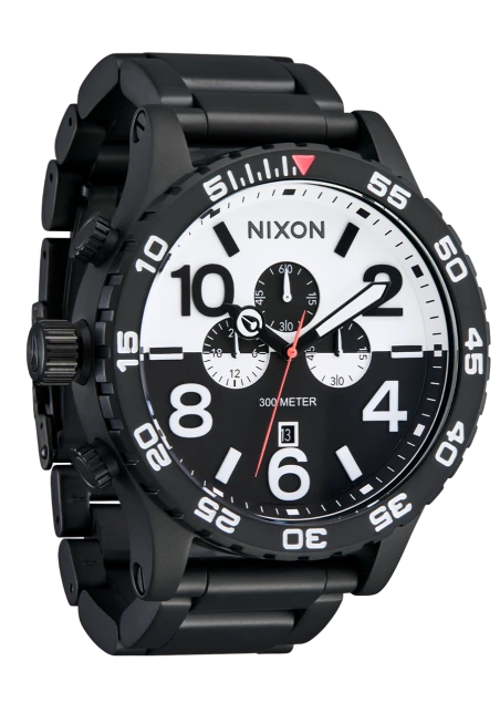 Montre Nixon - 51-30 Chrono - Noir / Blanc / Noir