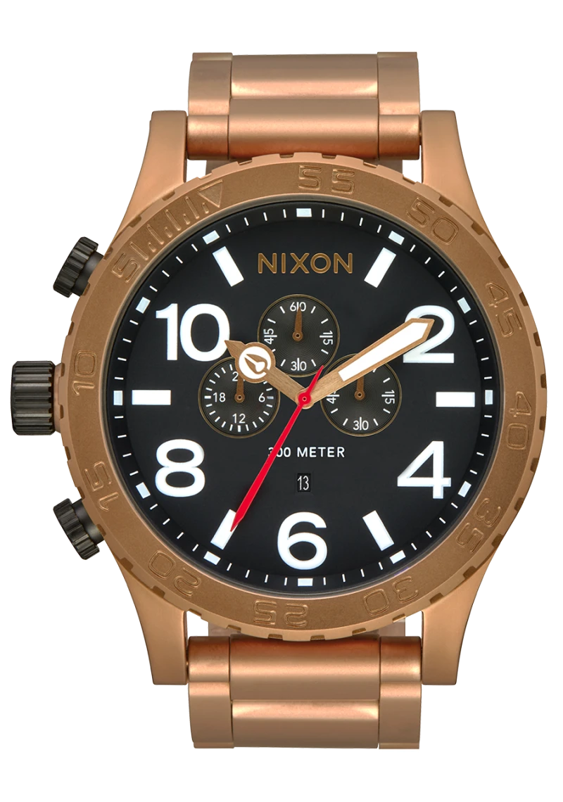 Montre Nixon - 51-30 Chrono - Bronze / Noir