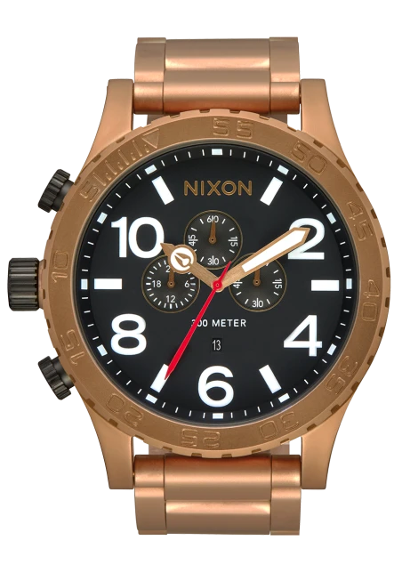 Montre Nixon - 51-30 Chrono - Bronze / Noir