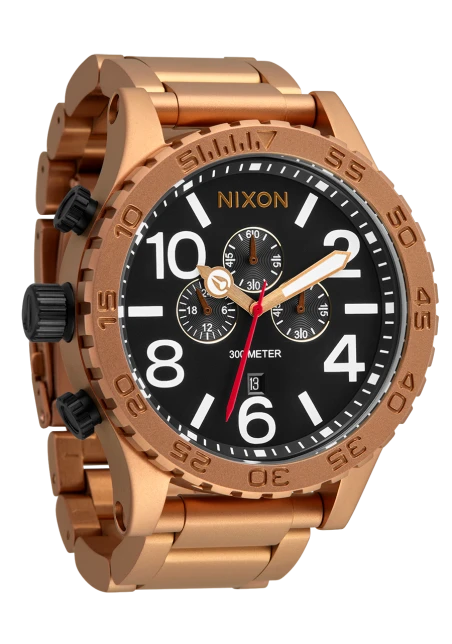 Montre Nixon - 51-30 Chrono - Bronze / Noir