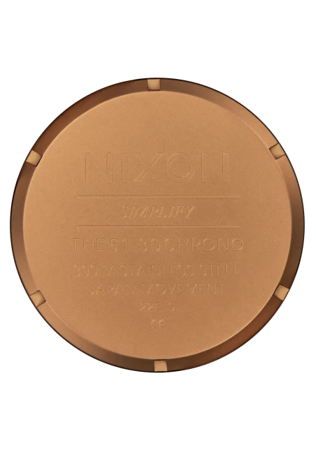 Montre Nixon - 51-30 Chrono - Bronze / Noir