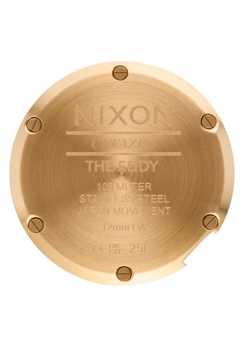 Montre Nixon - Eddy - Tout or / Cognac