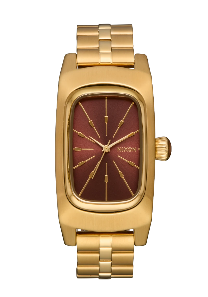 Montre Nixon - Frankie - Milieu du siècle / Or / Cognac