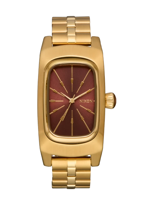 Montre Nixon - Frankie - Milieu du siècle / Or / Cognac