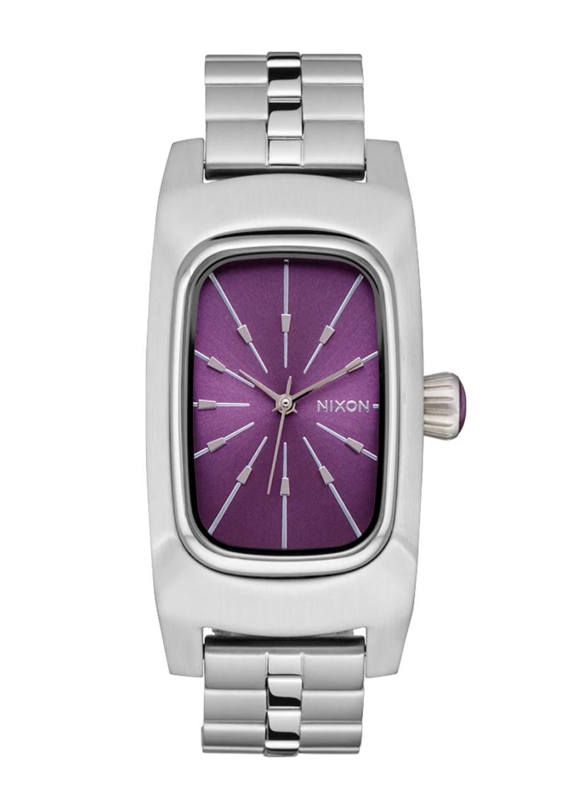 Montre Nixon - Frankie - Milieu du siècle / Argent / Rayon de soleil violet