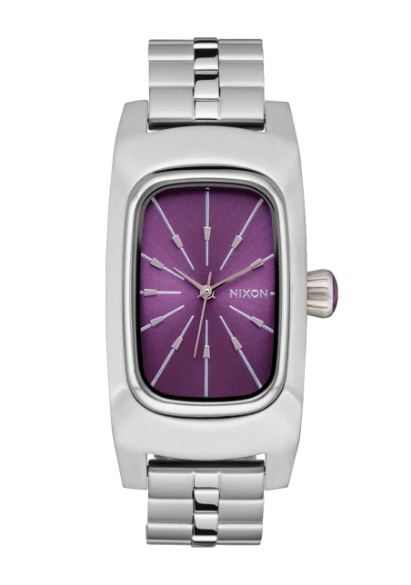 Montre Nixon - Frankie - Milieu du siècle / Argent / Rayon de soleil violet