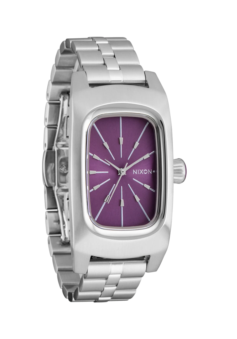 Montre Nixon - Frankie - Milieu du siècle / Argent / Rayon de soleil violet