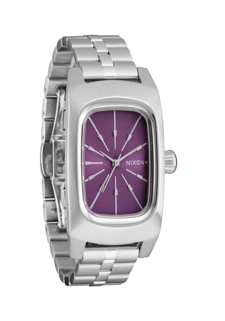 Montre Nixon - Frankie - Milieu du siècle / Argent / Rayon de soleil violet