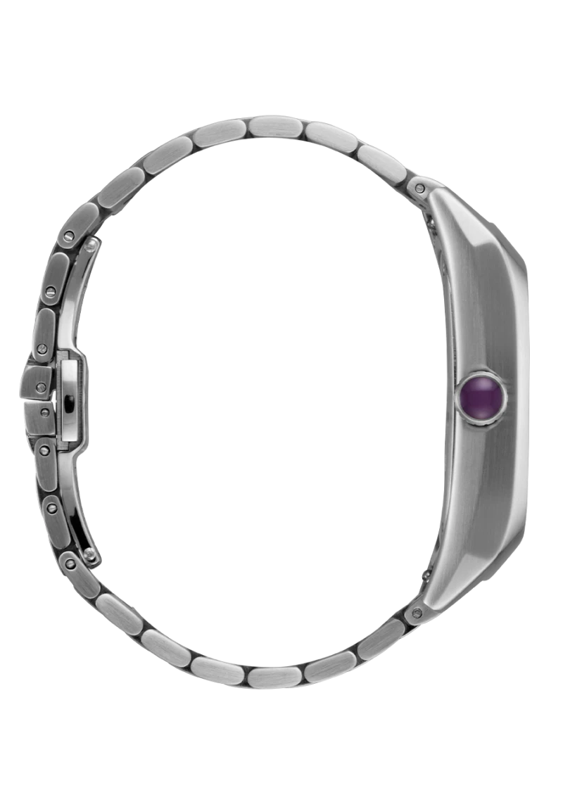 Montre Nixon - Frankie - Milieu du siècle / Argent / Rayon de soleil violet