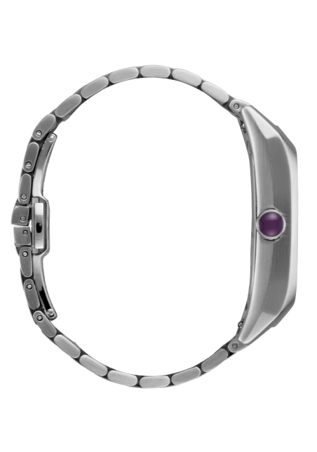 Montre Nixon - Frankie - Milieu du siècle / Argent / Rayon de soleil violet