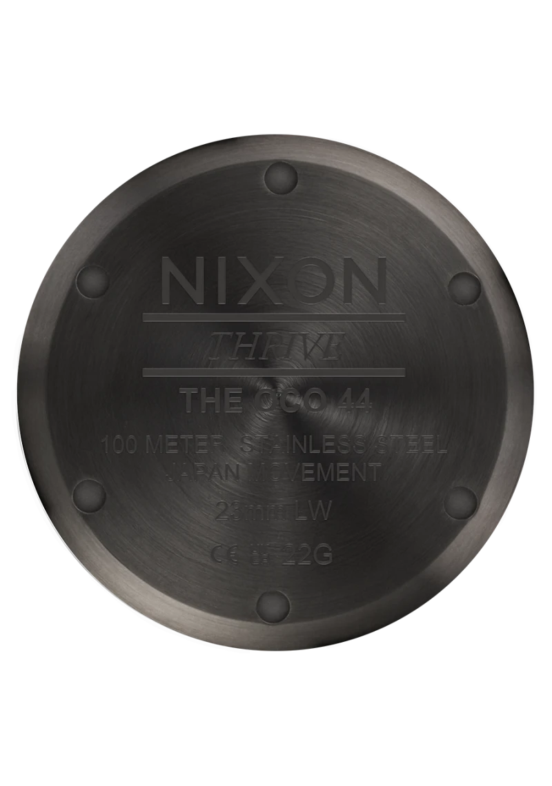 Montre Nixon - Oco 44 - Tout gunmetal / Gris