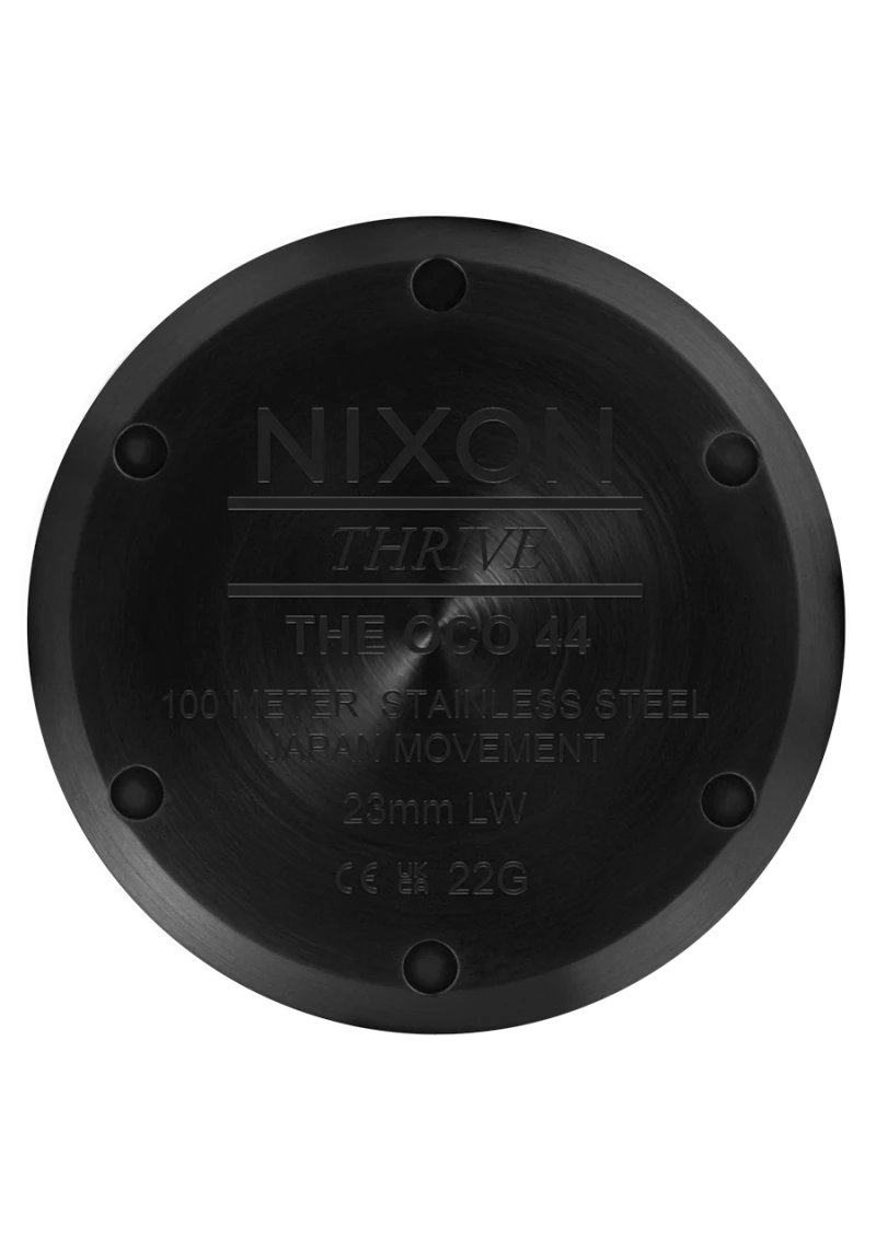 Montre Nixon - Oco 44 - Noir / Noir