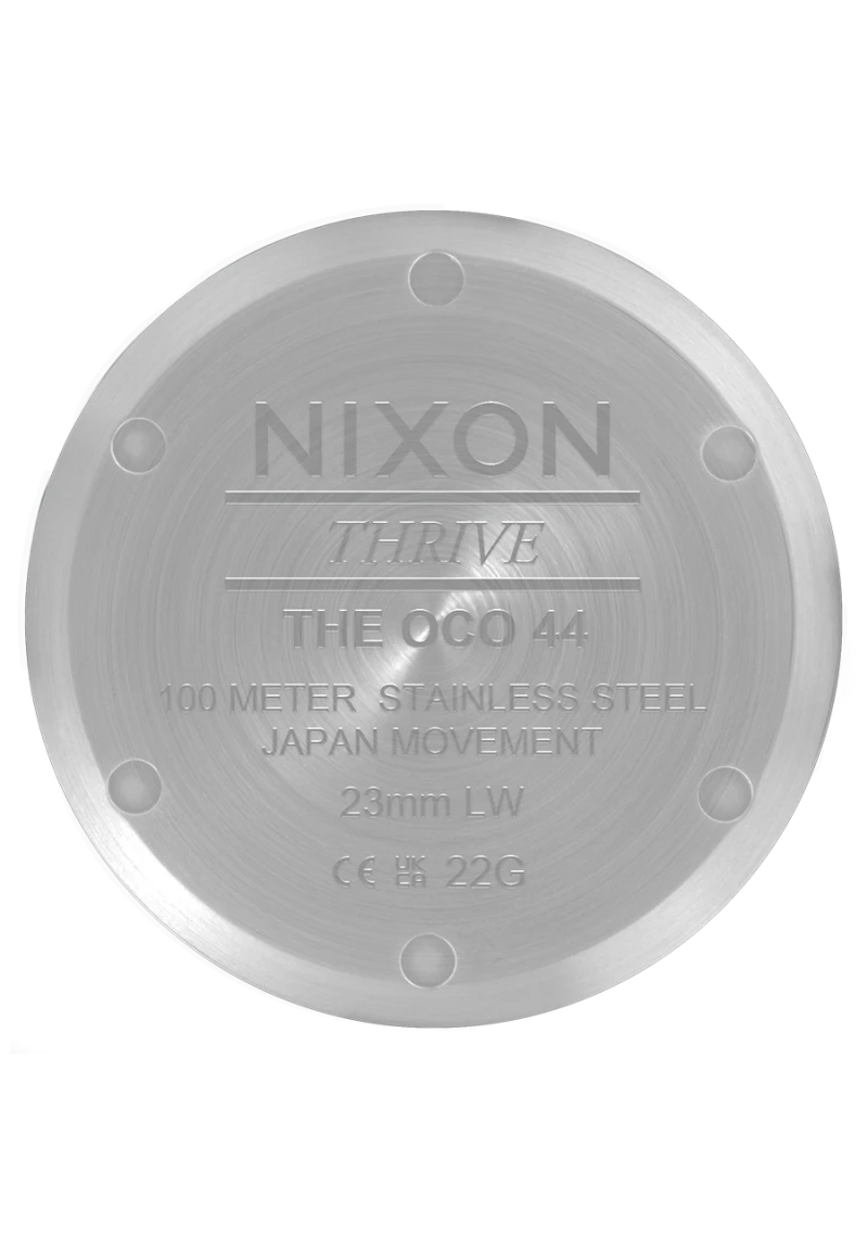 Montre Nixon - Oco 44 - Argent / Noir