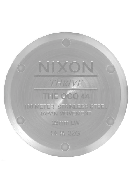 Montre Nixon - Oco 44 - Argent / Noir