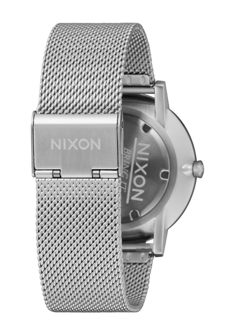 Montre Nixon - Porter Milanese - Rayon de soleil argenté / Violet