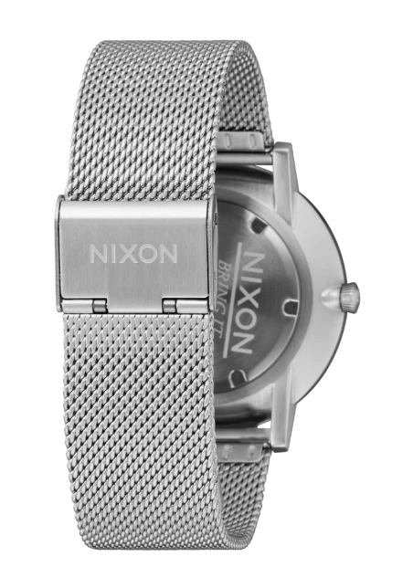 Montre Nixon - Porter Milanese - Rayon de soleil argenté / Violet