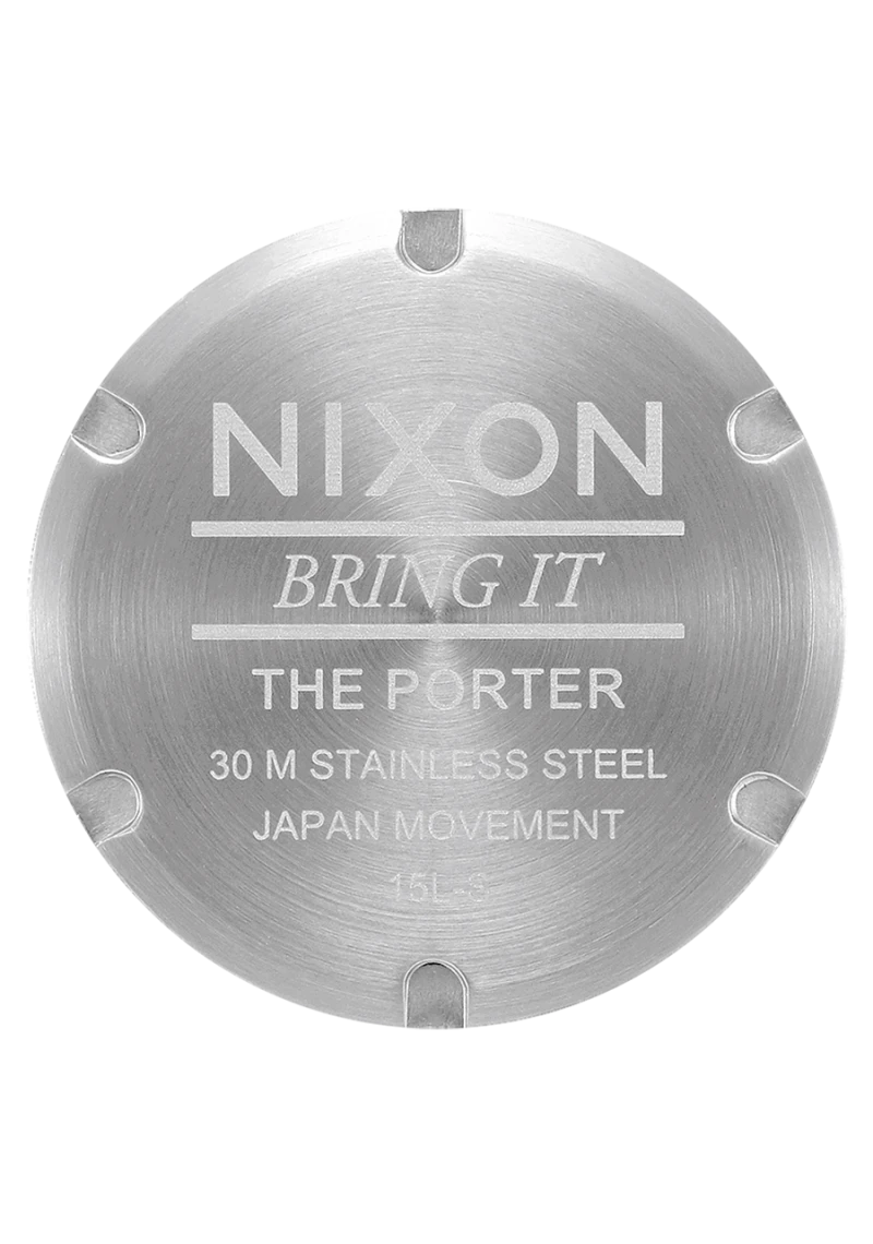 Montre Nixon - Porter Milanese - Rayon de soleil argenté / Violet