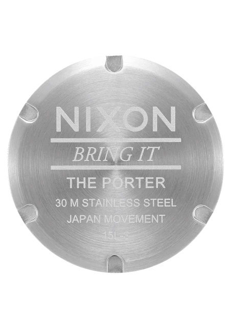 Montre Nixon - Porter Milanese - Rayon de soleil argenté / Violet