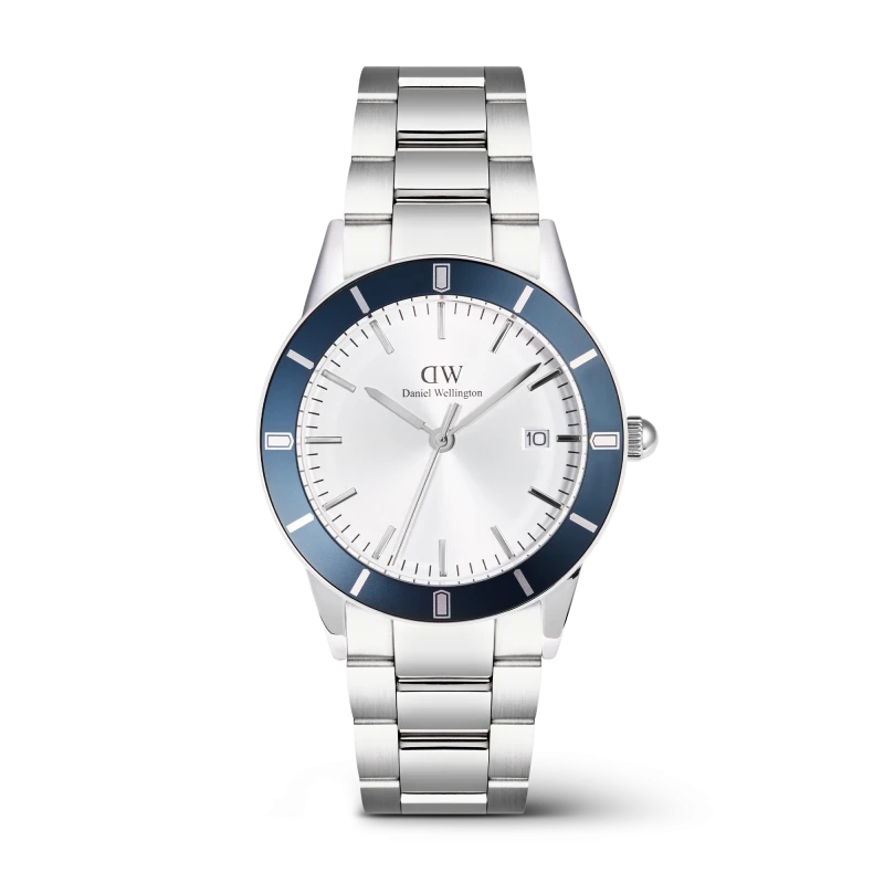 Montre Daniel Wellington - Iconic Paradigma Link Blue Bezel Silver - 40mm