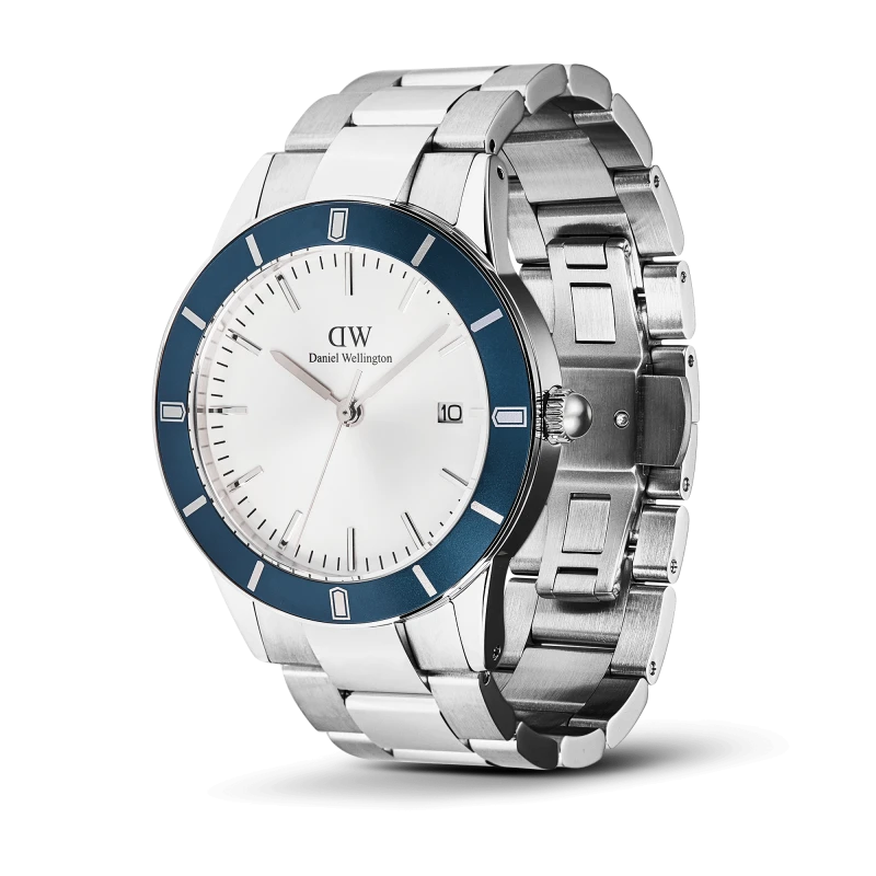 Montre Daniel Wellington - Iconic Paradigma Link Blue Bezel Silver - 40mm