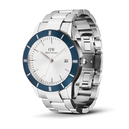 Montre Daniel Wellington - Iconic Paradigma Link Blue Bezel Silver - 40mm