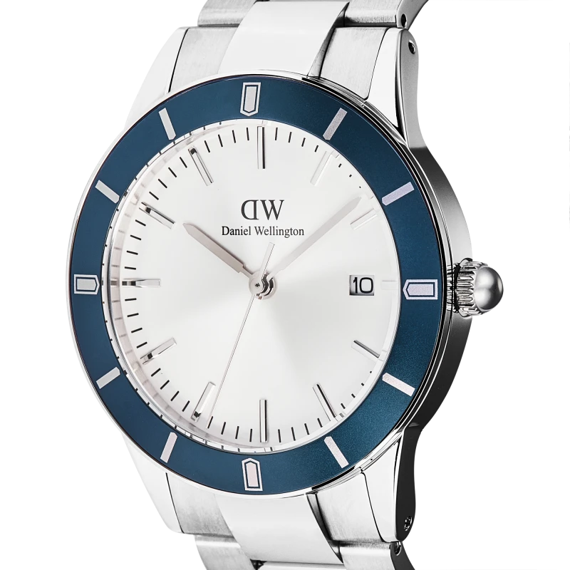 Montre Daniel Wellington - Iconic Paradigma Link Blue Bezel Silver - 40mm