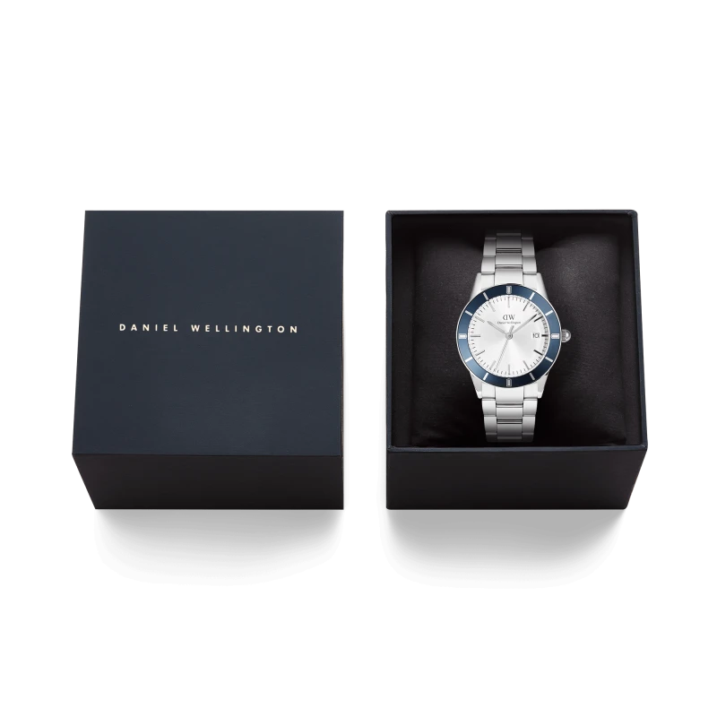 Montre Daniel Wellington - Iconic Paradigma Link Blue Bezel Silver - 40mm