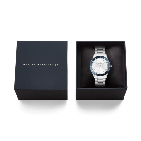 Montre Daniel Wellington - Iconic Paradigma Link Blue Bezel Silver - 40mm