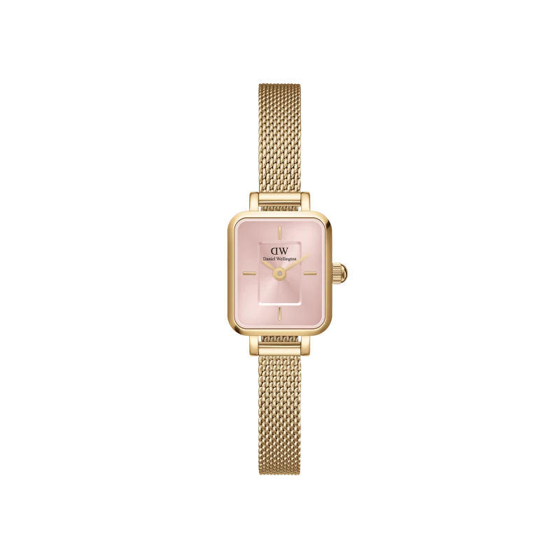 Montre Daniel Wellington - Quadro Mini Evergold Blush - 15.4x18.2mm