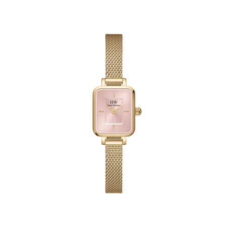 Montre Daniel Wellington - Quadro Mini Evergold Blush - 15.4x18.2mm