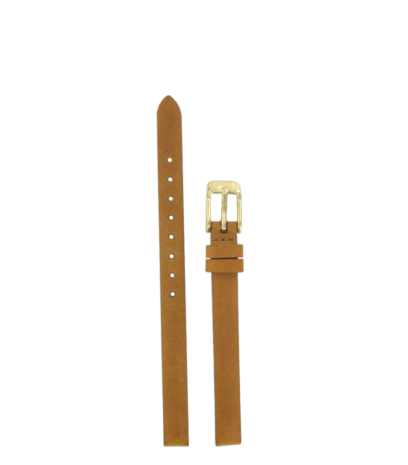 Bracelet de Montre LIP - Cuir Marron Lisse - 8 mm