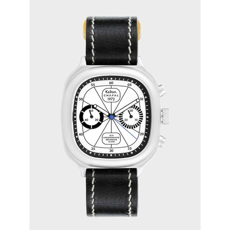 Montre Chronographe 1972 Skywhite Kelton x Chapal - Noir