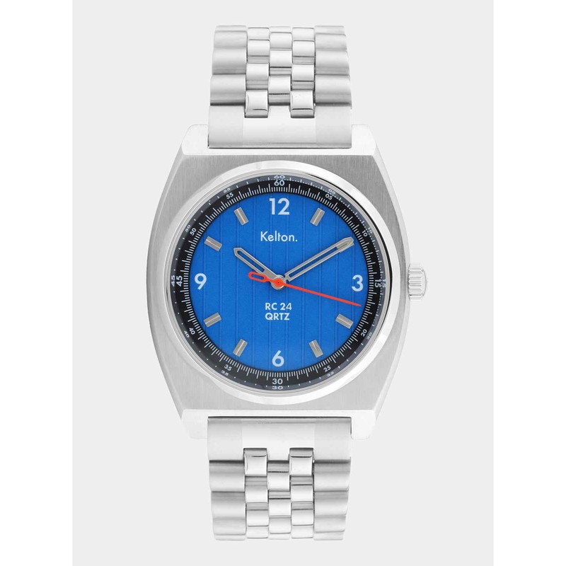 Montre Kelton - RC24 Pétrole Quartz Bleue - Bracelet Jubilee