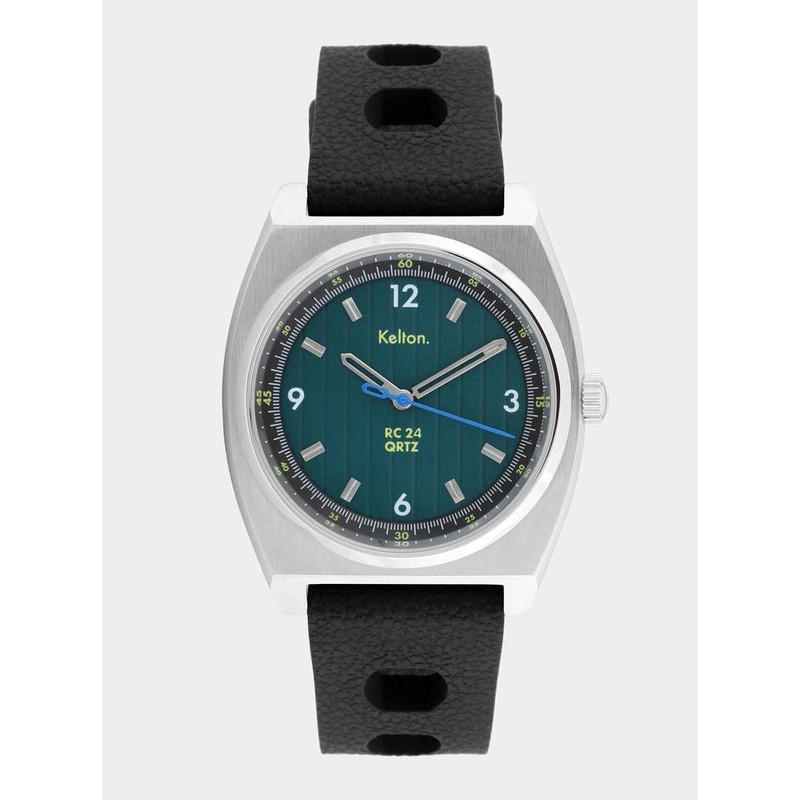 Montre Kelton - RC24 Electric Quartz Verte - Bracelet Noir Tropic Racing