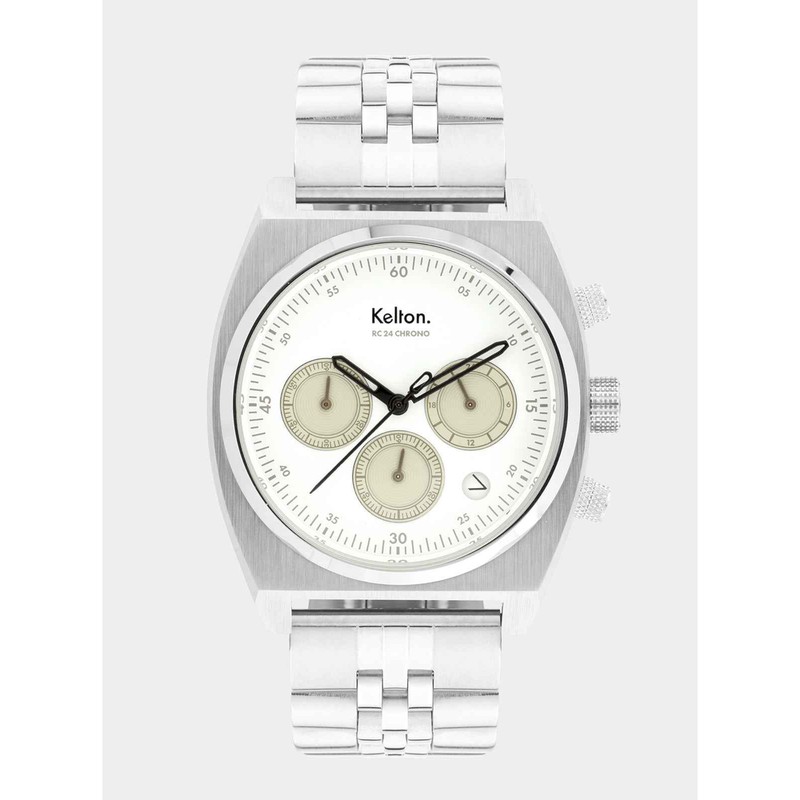 Montre Kelton - RC24 Chrono Méca-Quartz Blanc Jubilee