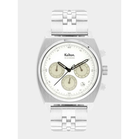 Montre Kelton - RC24 Chrono Méca-Quartz Blanc Jubilee