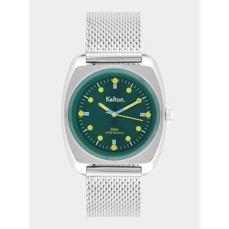 Montre Kelton - RC2 Vert-Jaune Mesh