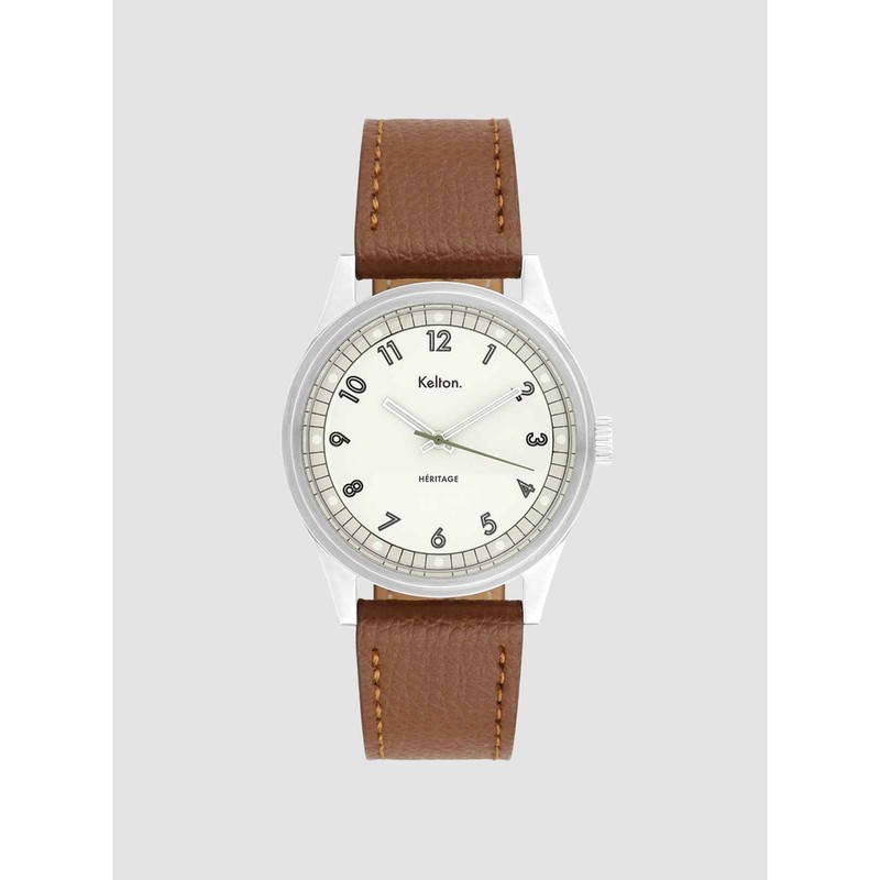 Montre Kelton - Héritage Blanche - Marron