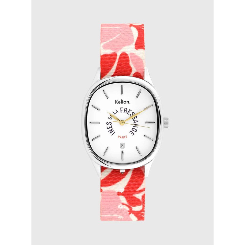 Montre Grande Colorama Flora Kelton x Ines de la Fressange Paris