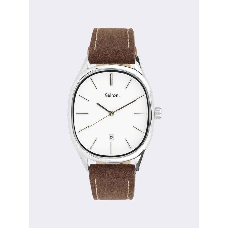 Montre Kelton - Grande Colorama Blanche