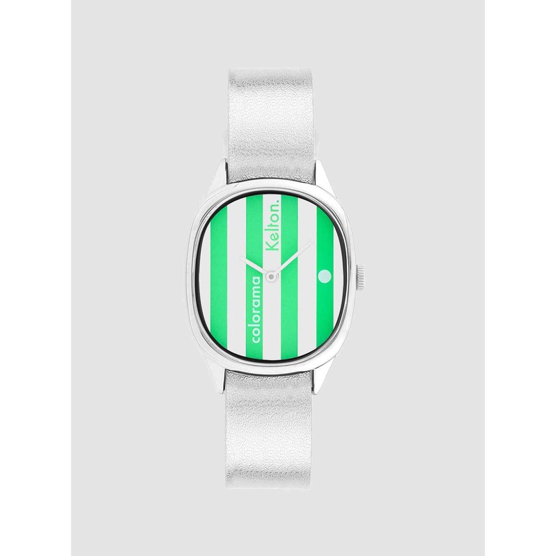 Montre Kelton - Colorama Rayée Cactus