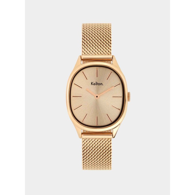 Montre Kelton - Colorama Mesh Or Rose