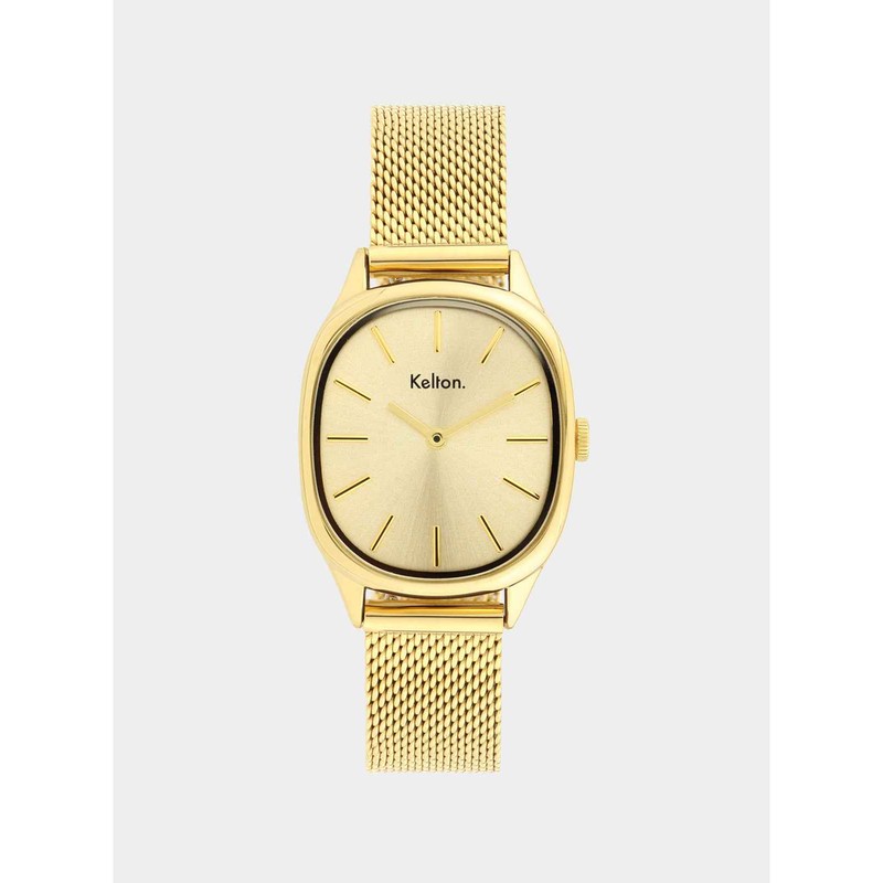 Montre Kelton - Colorama Mesh Or