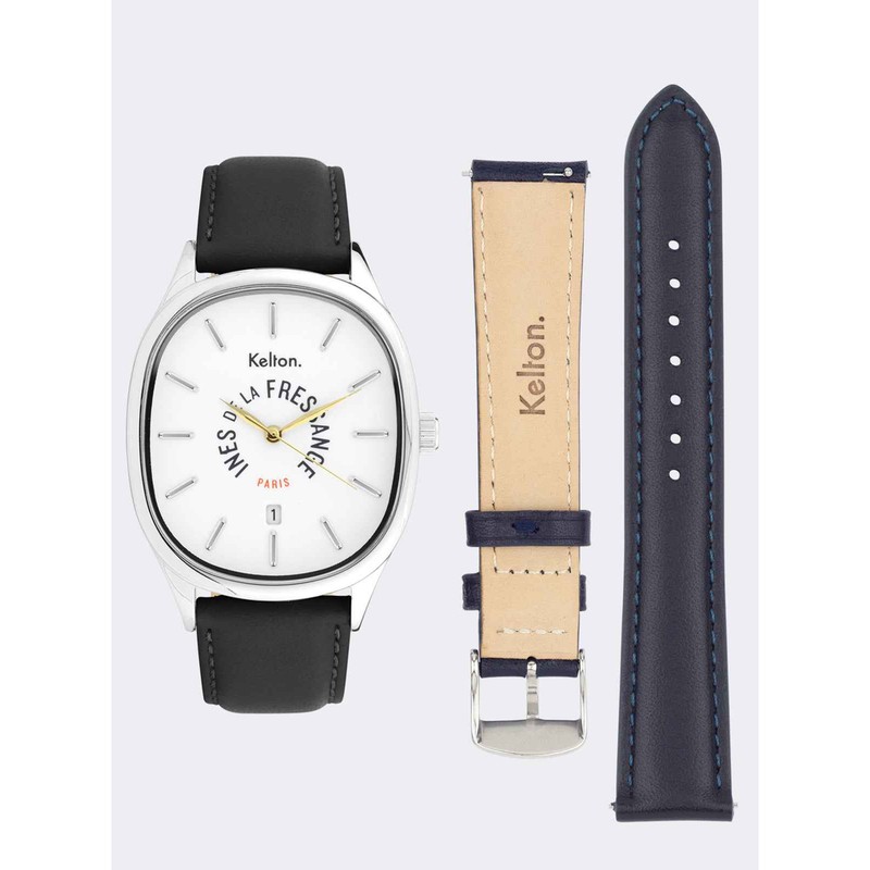 COFFRET : Montre Kelton - Grande Colorama Noir IDLF