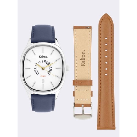 COFFRET : Montre Kelton - Grande Colorama Navy IDLF