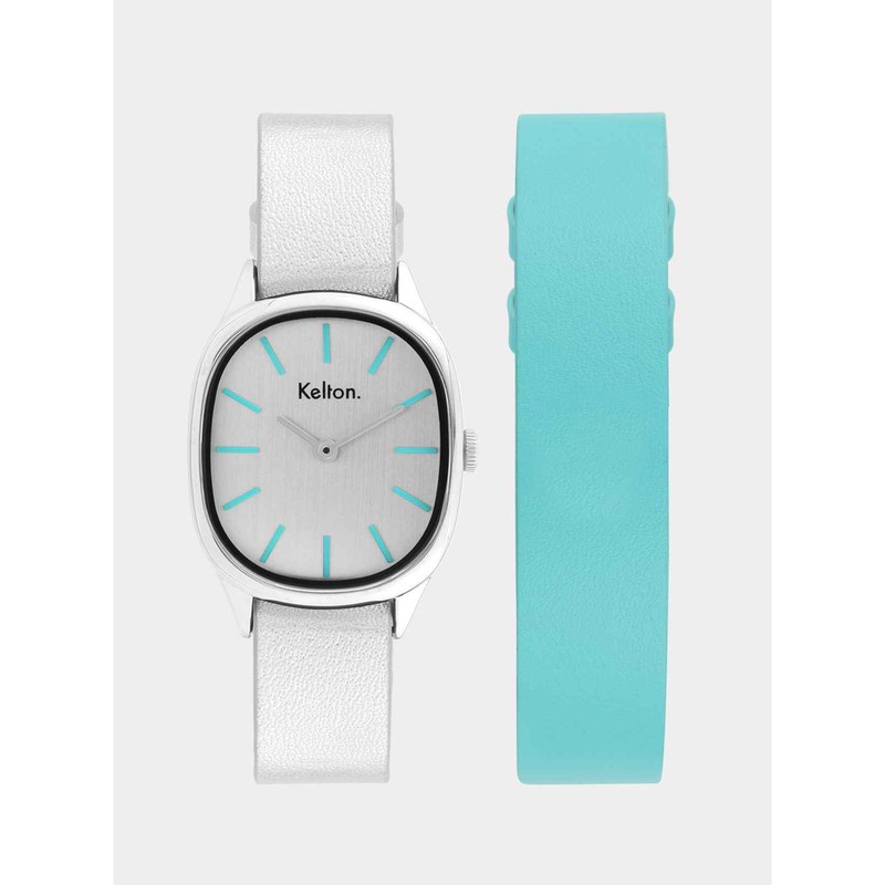 COFFRET - Montre Kelton - Colorama Vertdo + Bracelet cuir offert