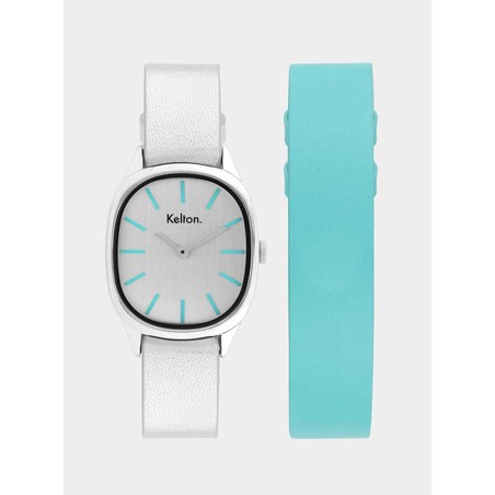 COFFRET - Montre Kelton - Colorama Vertdo + Bracelet cuir offert